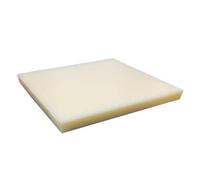 Láminas de plástico ABS Tablero de plástico ABS beige for panel de maquetas de construcción, 200 x 200 x (1-20) mm(200 * 200 * 2mm(2pcs))