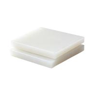 Láminas de plástico, Hoja de nailon blanco PA6, 100 mm x 200, 2-30 espesor, paquete 2