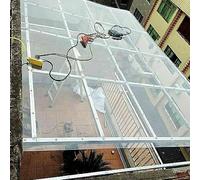 Láminas de policarbonato C acrílico para techos, paneles impermeables para invernadero, revestimiento de invernadero, fácil de cortar, hojas de repuesto para exteriores, 0,8 x 8 m