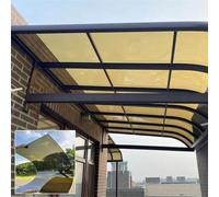 Láminas de policarbonato Láminas para techos, Polycarbonate Panels 1mm Thick Multicolor Multiple Sizes Greenhouse Patio Partition(Brown,1.2x9m/4x29.5ft)