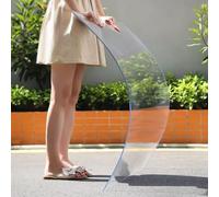 Láminas de policarbonato para paneles de invernadero, plástico acrílico de 1 mm de grosor para cubiertas de cenador y solárium, 0,6 x 7 m, material duradero para exteriores