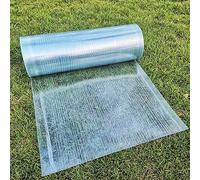 Láminas de policarbonato para toldo al aire libre, panel de techo de plástico, protección solar y cubierta bloqueadora de lluvia, ideal para invernaderos, cocheras, fácil de cortar (1,2 x 5 m)