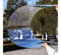 Láminas de policarbonato Transparente de 1 mm para techos, Resistentes a los Rayos UV, Cubiertas Exteriores para garajes, marquesinas e invernaderos. Panel de plástico acrílico de fácil cort