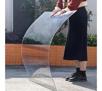 Láminas de policarbonato transparente for techos, cubierta de techo resistente a la lluvia for marquesinas exteriores, panel aislante de marco frío de fácil corte.(1.56x3m)