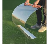 Láminas de policarbonato transparente para techos de 0,6 x 18 m, paneles acrílicos sólidos para doblar y cortar fácilmente, ideal para techos, cocheras, terrazas, toldos y recintos al aire libre