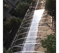 Láminas de policarbonato transparente para techos de acrílico resistente a los rayos UV, paneles de repuesto impermeables para invernadero, cochera, estadios y refugios de autobús (0,8 x 2 m)