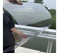Láminas De Policarbonato Transparente, Placas De Plástico Acrílico 1mm Espesor, Paneles De Techo De Pérgola, Planchas Cubierta De Invernadero(1.82x5m/5.97x16.4ft)