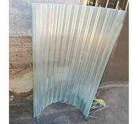 Láminas de Techo corrugadas de plástico de 1 mm de Espesor, Paneles de Techo de policarbonato Transparente, Panel de Revestimiento de Techo Aislante, Tejas de Techo de Fibra de Vidrio FRP, p