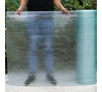 Láminas de techo de policarbonato transparente de 1 mm de grosor, paneles acrílicos resistentes a la intemperie, lámina de metacrilato para exteriores (80 x 500 cm) - Durable Cover Solutions