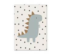 Laminas Decorativas Pared Dinosaurio Marrón Azulado Cuadros Decoracion Salon Modernos Dormitorios Cuadros Decorativos Laminas para Cuadros Dormitorio Lienzo Decorativo para Pared Sin Marco 30x40cm
