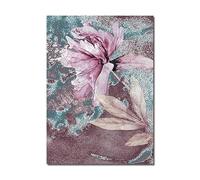Laminas Decorativas Pared Hojas De Flores Moradas Decoración pared Salon Laminas para Cuadros Decoracion Salon Cuadros Decoracion Salon Modernos Dormitorios Lienzos Decorativos Sin Marco 50x70cm/1 Pcs