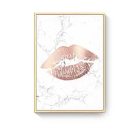 Laminas Decorativas Pared Labios Rosados Mármol Decoración Salon Laminas para Cuadros Decoración Pared Salon Cuadros Decoracion Salon Modernos Dormitorios Cuadros Decorativos Sin Marco 20x30cm/1 Pcs
