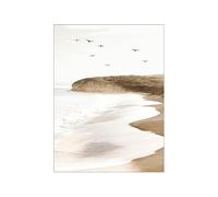 Laminas Decorativas Pared Pájaro Marrón De La Playa Cuadros Decoracion Salon Modernos Dormitorios Cuadros Decorativos Laminas para Cuadros Dormitorio Lienzo Decorativo para Pared Sin Marco 40x60cm