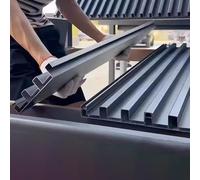 Láminas for techos de 2,6 a 6,6 pies de largo, paneles corrugados for techos, tableros de revestimiento de aluminio engrosado/tejas impermeables(2m/6.6ft)