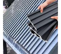 Láminas for techos de metal con ranuras trapezoidales y drenaje rápido, 3 tejas aislantes y engrosadas.(1m/3.3ft)