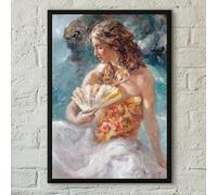 Láminas impresas en lienzo, póster, sala de estar, bar, cafetería, dormitorio, oficina, hogar, decoración, obras españolas de Joaquín Sorolla (30x50cm/sin marco)