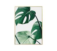Laminas Para Cuadros Hojas Verdes Blancas Cuadros Decoracion Salon Modernos Dormitorios Laminas Decorativas Pared Lienzos Decorativos Decoración Pared Salon Baño Sin Marco 20x30cm
