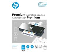 Láminas para plastificar HP Premium A4, 125 micras, 25 x con perforación