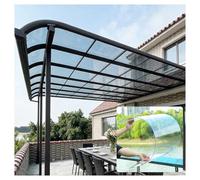 Láminas Policarbonato para Techos, Paneles 1 Mm de Grosor Tragaluces Techo Cubiertas Toldos Exteriores Contra Lluvia para Jardín, Cubiertas Techo, Patio(1x4m/3.28x13.12ft)