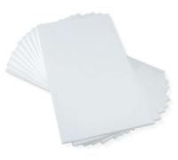 Láminas Poliespan Manualidades Pack 10 Unidades 78x58 cm Espuma Blanca Gruesa 1 cm Escolar Artesanía Modelismo Corte Fácil Decoración Escolar Aislante Ligero Espuma Dura Poliestireno