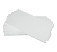 Láminas Poliespan Manualidades Pack 5 Unidades 138x33,5 cm Espuma Blanca Gruesa 1 cm Escolar Artesanía Modelismo Corte Fácil Decoración Escolar Aislante Ligero Espuma Dura Poliestireno