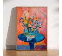 Láminas sobre lienzo con diseño de ventana abierta, obra de Henri Matisse, inspiradas en puertas de patio, el Mediterráneo, el lago de Como y la decoración de oficinas y hogares (60x90 cm/sin marco).