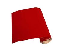 Láminas Traseras Adhesivas de Tela de, Tela de Autoadhesiva para Joyero, Cajón, Cortinas de Material Textil, Sofá, Cojín, Rojo