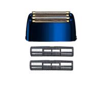 Láminas Y Cortadores De Repuesto, Compatibles Con BaByliss, | For afeitadora PRO Double Foil FXFS2, cabezal y cuchilla de repuesto(Blue)