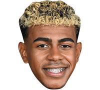 Lamine Yamal (Blonde) Big Head. Máscara más grande que la vida.