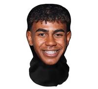 Lamine Yamal - Mascarilla completa impresa 3D realista, transpirable, ligera y cómoda, ideal para cosplay, fiestas, Halloween, carnaval y eventos Barcelona