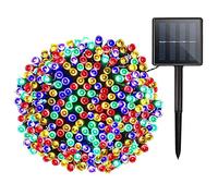 Lamker 30M 300LED Guirnaldas Luminosas Solares Multicolor Exterior Impermeable Cadena de Luz 8 Modos Luces de Hadas para Casa Fiestas Boda Jardín Balcón Patio Guirnalda Iluminación Decorativa