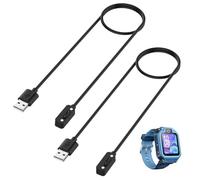 Lamkrtlp 2 Pezzi Magnético Cargador para Xplora X6 Play/X6 Pro, Cable de Carga USB Portátil - Negro