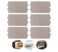 Lamkrtlp Placas Mica Microondas, Placa de Mica Cortable, para Horno de Microondas Universal (6 Piezas)