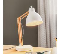 Lamkur Lámpara de mesa Skansen, regulable, blanca
