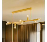 Lamkur Plafón Eliza, 8 luces, dorado