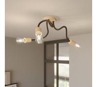 Lamkur Plafón Tunga, flexible, 3 portalámparas