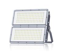 LAMLAMCK 200W Focos LED Exterior - 20000LM Superbrillante Proyector LED Exterior con Transformador, Floodlight Blanco Frío 7000k, IP67 Impermeable Luz Exterior para Garaje, Patio, Estadio, Fábrica