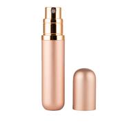 Lammcou Atomizador de Perfume 10ml, Vaporizador de Viaje Recargable Antifugas, Frasco de Perfume Portátil Efecto Cuero, Mini Spray para Bolso, Viaje y Uso Diario, Regalo Mujer