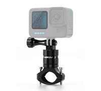 Lammcou Soporte para Bicicleta para Cámara de Acción, Soporte para Manillar de Aluminio para Hero 12 11 10 9 8 7 6 Session 4K Insta-360 Go3 Go2 X3 X2 Actioncam Bike Handlebar Mount