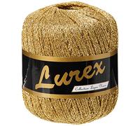 Lammy Yarns Holland Lurex Glitter Filato Col.02, lote 111120 L: 160 m, oro, 25 g