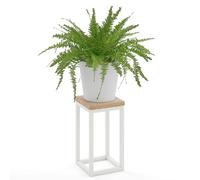 LAMO Manufaktur 30 cm Soporte Esquinero | Plantas de Interior | Múltiples Plantas Marco Marfil | 100% Madera Maciza Color: Natural