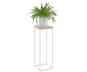 LAMO Manufaktur 70 cm Soporte Esquinero | Plantas de Interior | Múltiples Plantas Marco Marfil | 100% Madera Maciza Color: Natural