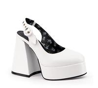 LAMODA Conversando, Zapato Corto Mujer, White PU, 39 EU