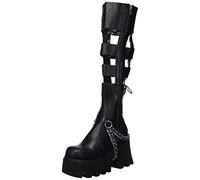 LAMODA Fragmentos, Botas Altas hasta la Rodilla Mujer, Color Negro, 40 EU
