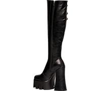 LAMODA Guess So, Botas Altas hasta la Rodilla Mujer, Pink PU, 41 EU
