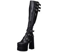 LAMODA High Hopes, Botas Altas hasta la Rodilla Mujer, Color Negro, 39 EU