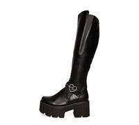 LAMODA Letter To My Lover, Botas Altas hasta la Rodilla Mujer, Color Negro, 36 EU