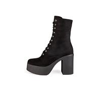 LAMODA Love Radar, Knee High Boot Mujer, Black PU, 39 EU