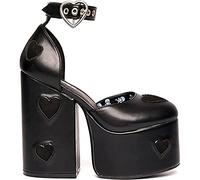 LAMODA Translate Love, Zapato Corto Mujer, Piel Negra, 39 EU