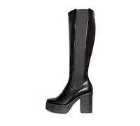 LAMODA Yes Boss, Botas Altas hasta la Rodilla Mujer, Color Negro, 37 EU